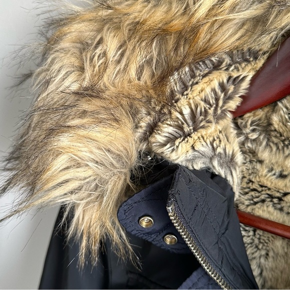 topshop faux fur hooded parka - Picture 5 of 8